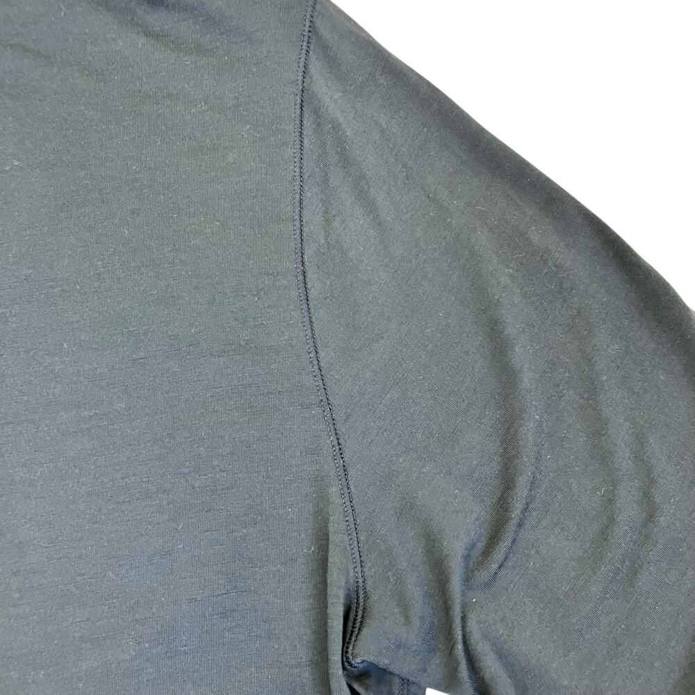 Proof by Huckberry Mens Sz XL 72 Hour Merino Wool Henley Black Base Layer Shirt - Picture 14 of 16